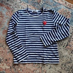 Striped long sleeve shirt